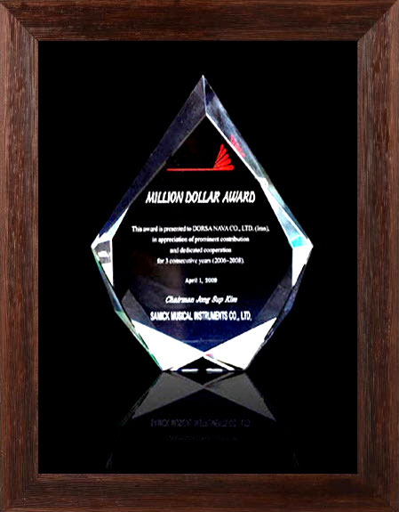 Samick Million Dollar Award