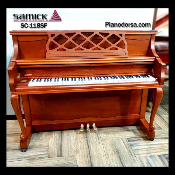 پیانو سمیک مدل Samick SC-118SF upright piano