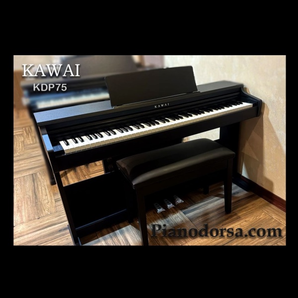 پیانو دیجیتال کاوایی مدل KAWAI KDP75 Digital Piano