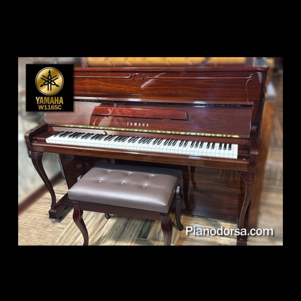 پیانو یاماها مدل Yamaha W116SC Upright Piano